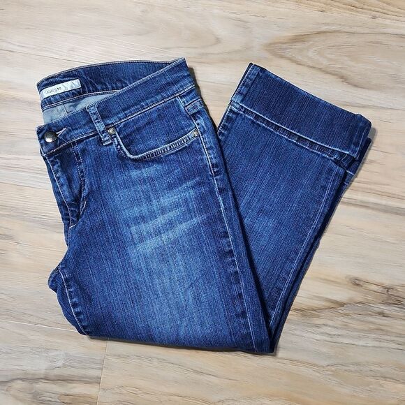 💜Anthropogie Joe's Jeans Socialite Kennedy Cuffed Capri Jeans Size 10/30 - Picture 5 of 12